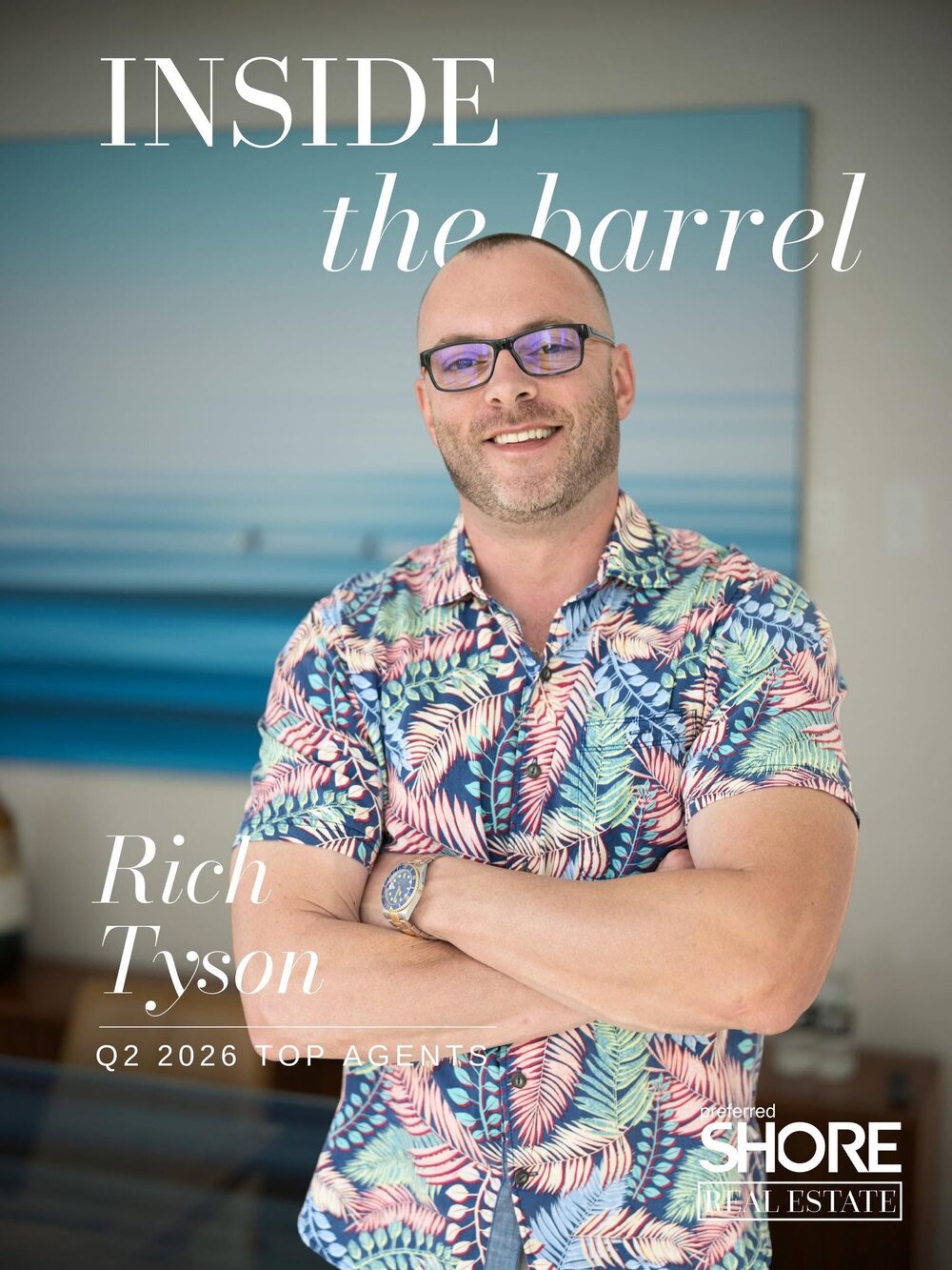 Rich Tyson featured as a Preferred Shore Real Estate Q2 2026 Top Agent in the Inside the Barrel spotlight